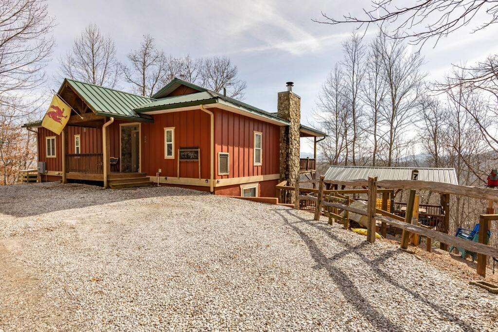 פרנקלין Red Rooster Family Cabin W/Hot Tub+Fire Pit+View מראה חיצוני תמונה