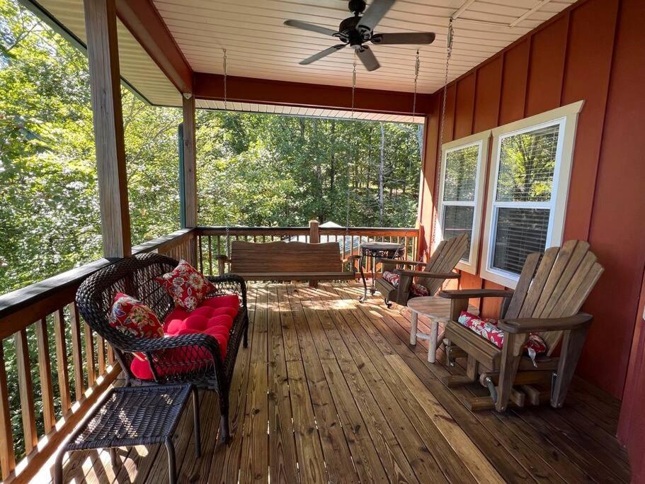 פרנקלין Red Rooster Family Cabin W/Hot Tub+Fire Pit+View מראה חיצוני תמונה