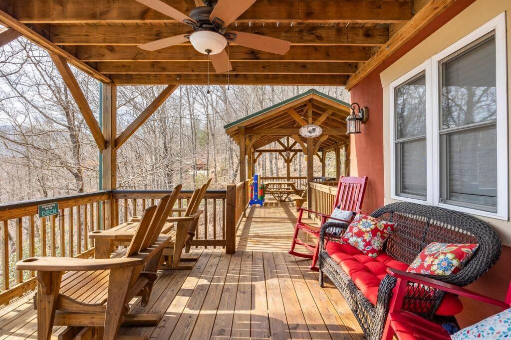 פרנקלין Red Rooster Family Cabin W/Hot Tub+Fire Pit+View מראה חיצוני תמונה
