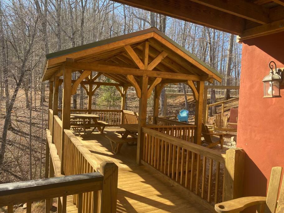 פרנקלין Red Rooster Family Cabin W/Hot Tub+Fire Pit+View מראה חיצוני תמונה