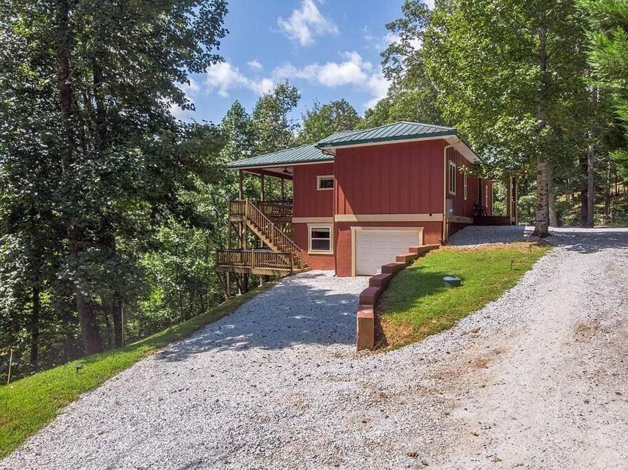 פרנקלין Red Rooster Family Cabin W/Hot Tub+Fire Pit+View מראה חיצוני תמונה